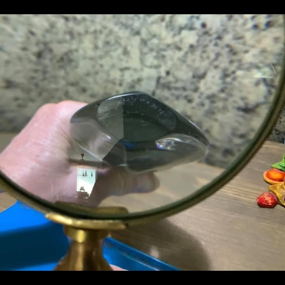 Vintage Swedish Art Glass Teardrop Bud Vase - Picture 4 of 4